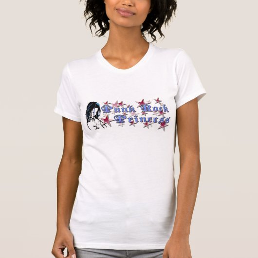 Punk Rock Princess T-shirt (Voorkant)