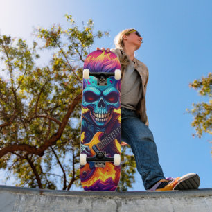 Punk Rock Schedel Skateboard