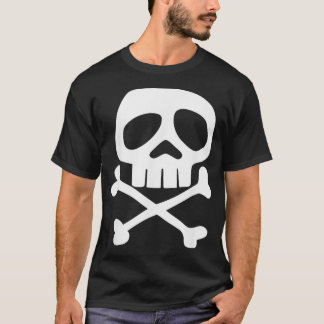 Punk Rock Skull en Botten 1980s Punk Rock Misfit T-shirt