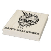 Punk Rock Skull Halloween Rubber Stamp Rubberstempel (Stempel)