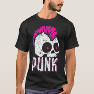 Punk Rock Skull Skelet Rocker Fans Gift T-shirt