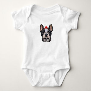 Punk Rock Style Franse Bulldog voor Hondenliefhebb Romper