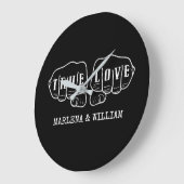 Punk Rock Tattoo Hands True Love 42e Jubileum  Grote Klok (Hoek)