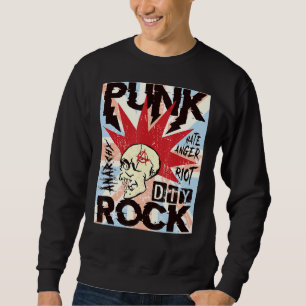 Punk Rock UK Flag Concert Muziek Brits Trui