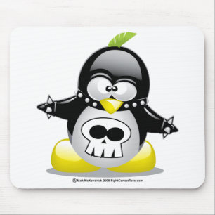 Punk Rocker Penguin Muismat