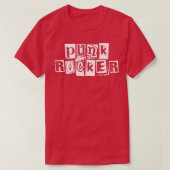 Punk Rocker T-shirt (Design voorkant)