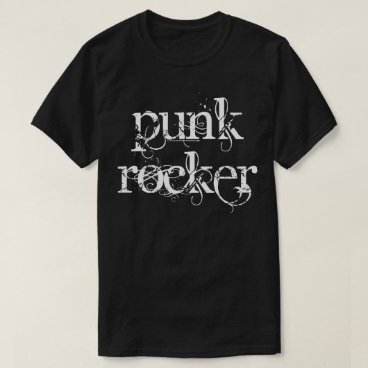 punk rocker t-shirt (Design voorkant)