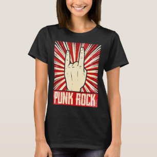 Punk rockmuziek Retro Punkrock 6 T-shirt