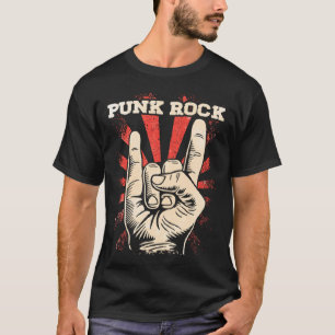 Punk rockmuziek Retro Punkrock 7 T-shirt