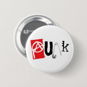 Punk Ronde Button 5,7 Cm (Voorkant /achterkant)