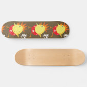 Punk rotskip skateboard (Horizontaal)