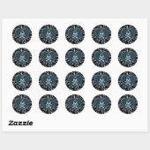punk schedel lint stickers (Vel)