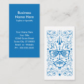 punk schedel visitekaartje (Voorkant / Achterkant)