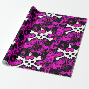 Punk Skull Princess inpakpapier