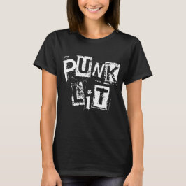Punk sleuf voor Black Women's Basic T-Shirt