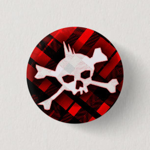 Punk spellen ronde button 3,2 cm