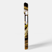 PUNK STEAM-VISTUIG, GEMSTONES, BUTTERFLIES MONOGRA Case-Mate iPhone CASE (Achterkant / Links)