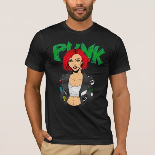 Punk steen t-shirt (Voorkant)