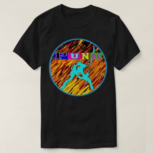 Punk Sticker T-shirt (Design voorkant)