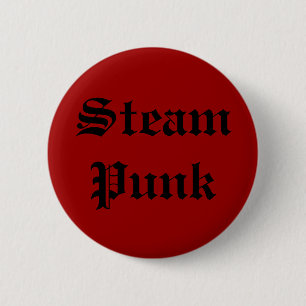 "Punk stoomButton" Ronde Button 5,7 Cm