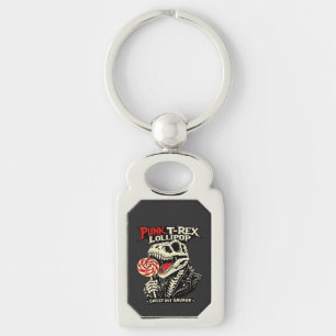 Punk T-Rex Lollypop - Zoet Maar Wild Sleutelhanger
