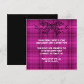 Punk Tribal Vlinder Verjaardagsuitnodiging Kaart (Voorkant / Achterkant)