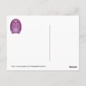 Punk uil briefkaart (Achterkant)