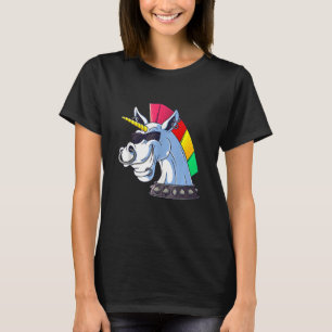 Punk Unicorn Ironic Cool Unicorn Punk Rock Music T-shirt