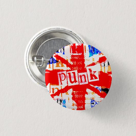 Punk Union Jack Button (Voorkant /achterkant)