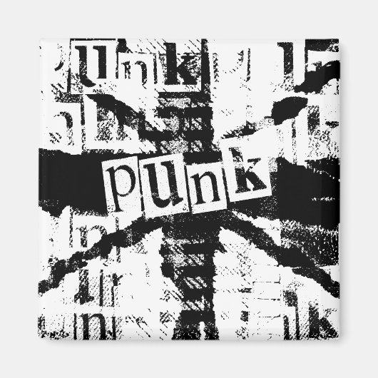 Punk Union Jack Magnet Magneet (Voorkant)