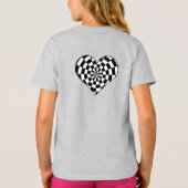 Punk Valentijn hart T-shirt (Achterkant)