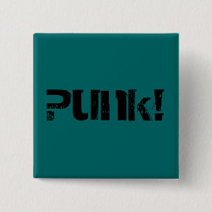 Punk! Vierkante Button 5,1 Cm