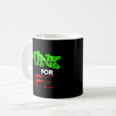 Punk voor het leven koffiemok (Voorkant links)