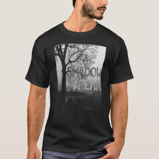 Punk zwarte brugboom t-shirt