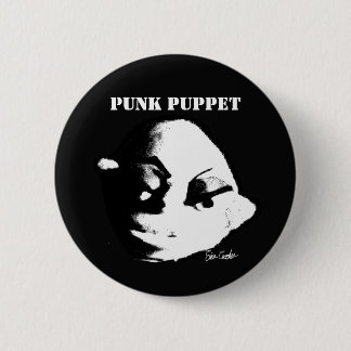 Punkpop (ontwerp van Erica Crooks) Ronde Button 5,7 Cm