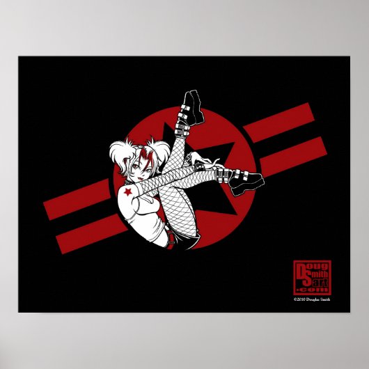 Punkrock Girl Poster (Voorkant)
