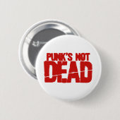 Punks niet dood ronde button 5,7 cm (Voorkant /achterkant)