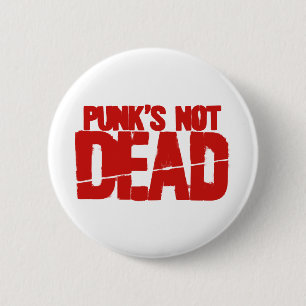 Punks niet dood ronde button 5,7 cm