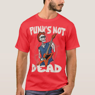 Punk's not Dead Anarchy Skeleton Guitar Co T-shirt