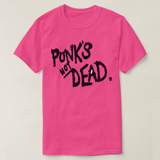 PUNKS NOT DEAD T-SHIRT (Design voorkant)