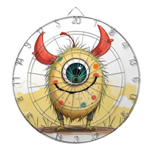 „Pünktchen das Einauge“ Dartbord (Voorkant)