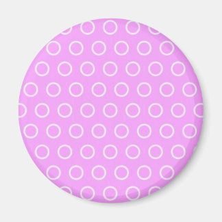 pünktchen lila pink rosa punkte polka dots tupfen magneet