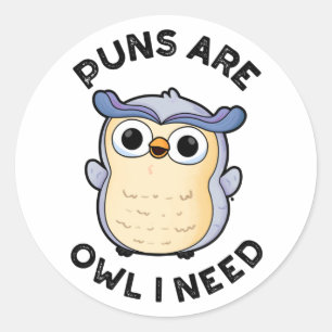 Punnen zijn hol ik heb grappige dierenbonnen nodig ronde sticker
