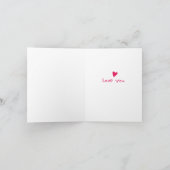 Punnige Valentijnskaart Uil Kaart (Binnen)