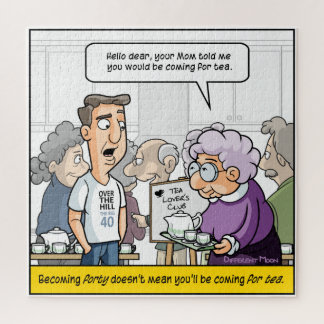 Punny 40th Birthday Jigzaag Puzzle Legpuzzel