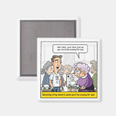 Punny 40th Birthday Refrigerator Magnets (Recto/Verso)