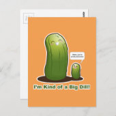 Punny Big Pickle Briefkaart (Voorkant / Achterkant)