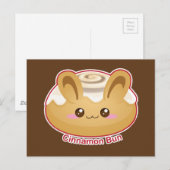 Punny Buns Cute Cinnamon Bunny Briefkaart (Voorkant / Achterkant)