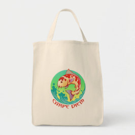 Punny Carpe Diem Tote Bag