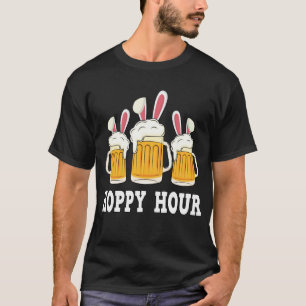 Punny Easter Happy Bunny Beer Drink T-shirt